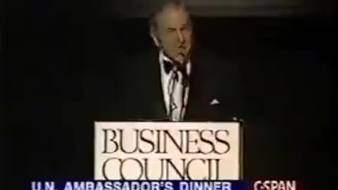 David Rockefeller in 1994: Population Must Be Stabilised—UN Should Lead the Way