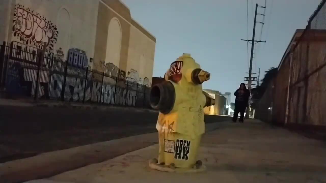 Thing filming shots at random locations in LA (tumblr'in it up on the fishnet boards!)