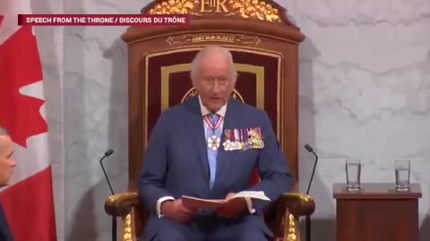 King Charles does a land acknowledgement during his throne speech