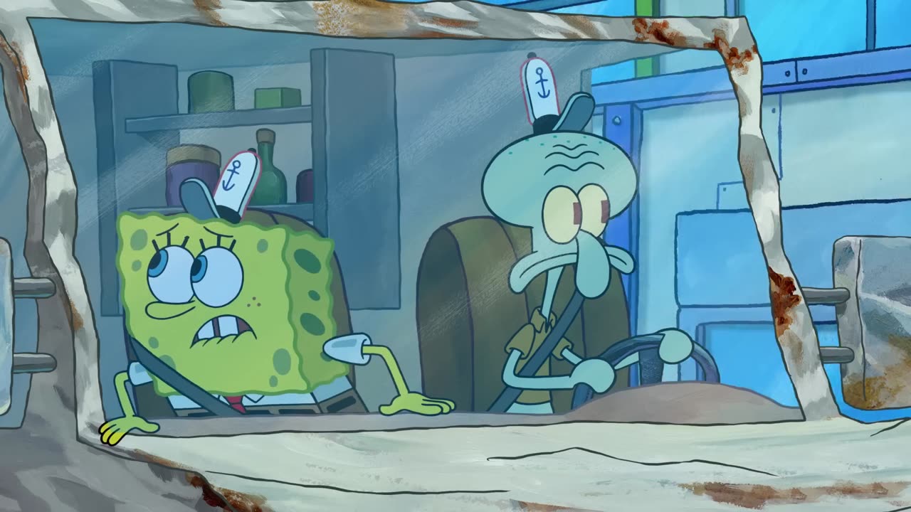 Krusty Krab's Food Truck Looks for 1st Customer! Full Scene 'Food PBBFT! Truck'