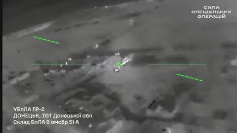 Ukrainian Long-Range Attack Drones Hit Multiple Targets Including Munitions Warehouse + Fuel Depot