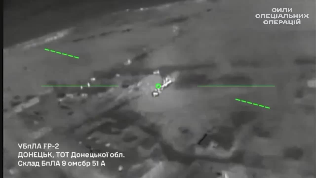Ukrainian Long-Range Attack Drones Hit Multiple Targets Including Munitions Warehouse + Fuel Depot
