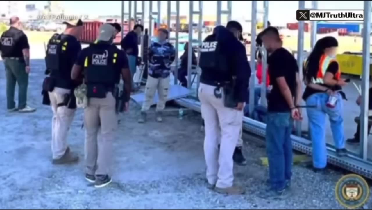 ICE just Rounded up 475 ILLEGAL ALIENS during a raid at Hyundai Car plant in Georgia