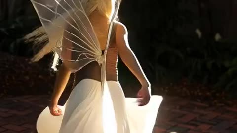 A beautiful elf queen, Full body in photo with beautiful wings, facing the camera