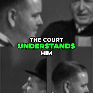 Not 'my honor', 'your honor'! Why, dont you like him?