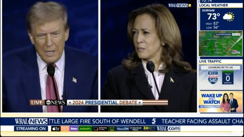 Kamala Tries To Interrupt Trump In Debate About Ukraine War