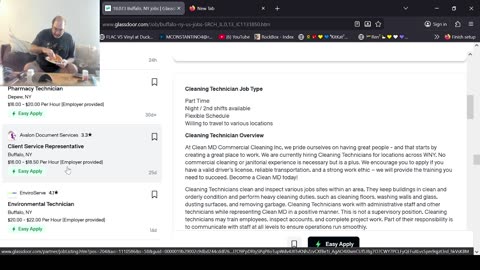 Looking for a job live