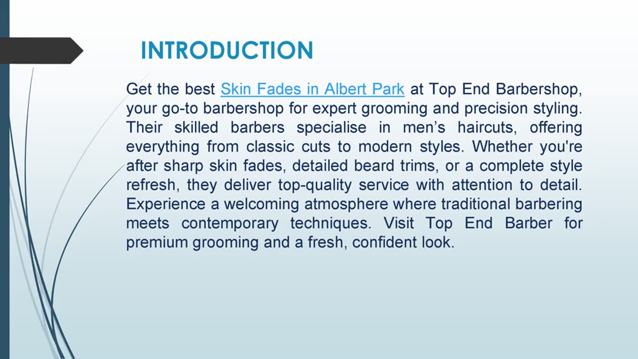 Get the best Skin Fades in Albert Park