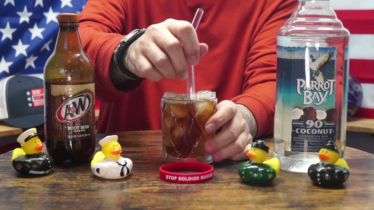 Timothy Pratt - Parrot Bay Coconut Rum 90 proof & A&W Root Beer