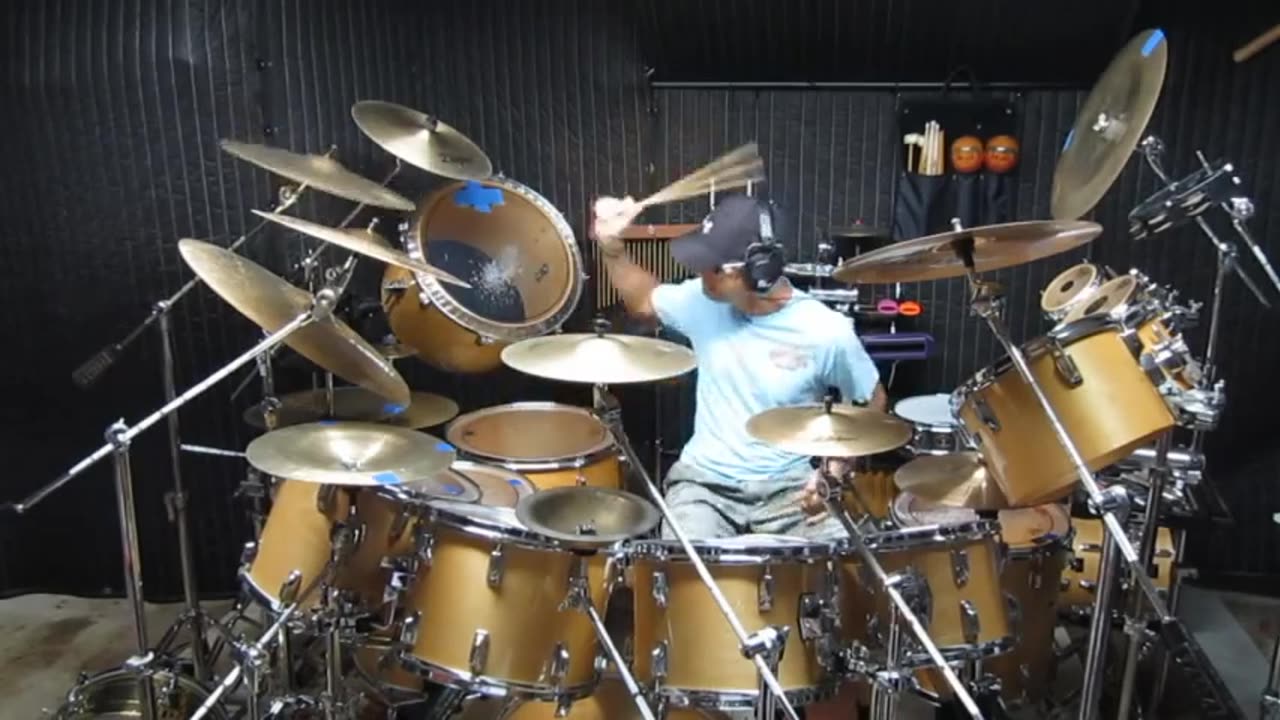 Gino Vannelli - I Just Wanna Stop tampa do tambor por Alan Badia em TAMA Superstar Bateria