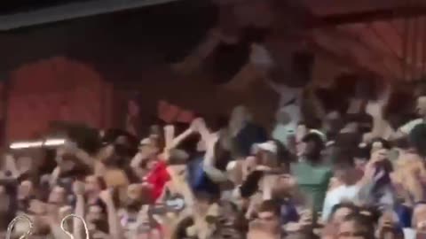 PSG Fans in Munich Stadium Over Excited after Winning the Champions League Final 205