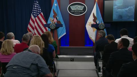 SecDef Hegseth and General Cain B-2 Pilot Iran Mission Briefing