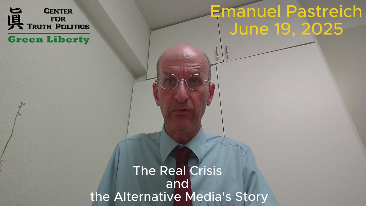 What the "alternative media" is telling you and what the real threat is