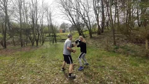 Sportdag met parcours en boksen