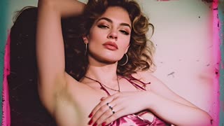 Hot Stunning Woman - Retro Art