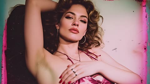 Hot Stunning Woman - Retro Art