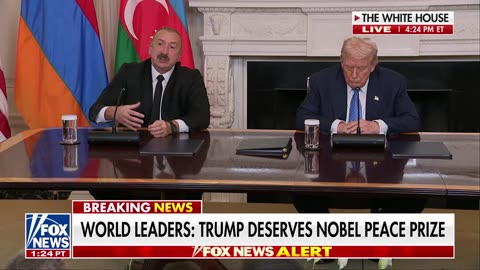 Azerbaijani, Armenian leaders endorse Trump for Nobel Peace Prize
