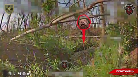 🎯🚁 Ukraine Russia War | Russian Soldier in Ghillie Suit Hit by Ukrainian Fiber-Optic FPV Drone | RCF