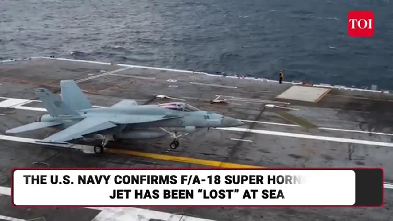 US Fighter Jet Lost at Sea, After Falling From USS Harry Truman