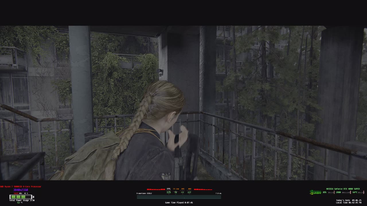 The Last of Us™ Part II Remastered RTX 4080 Super AMD 9800X3D