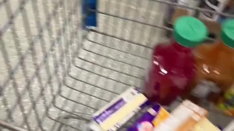 Everybody carts normal size — cause we're paying cash