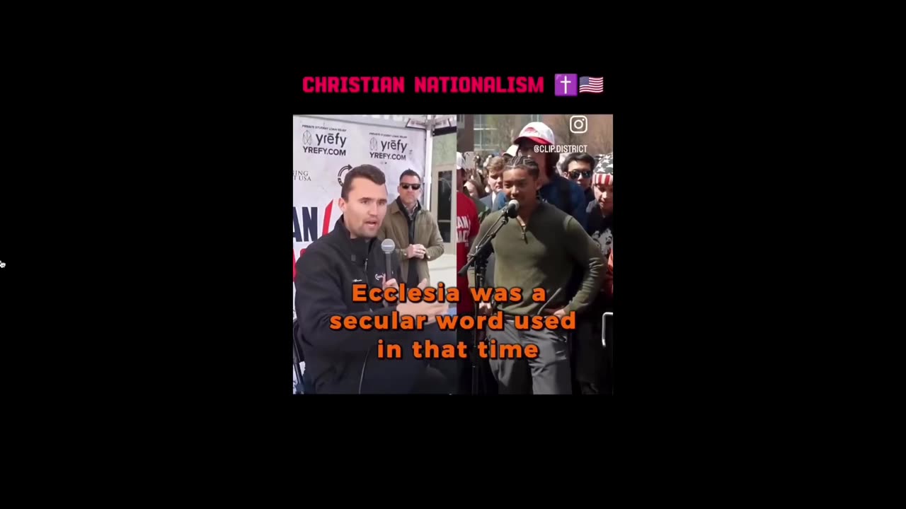 Charlie Kirk explains The Bible is a political book