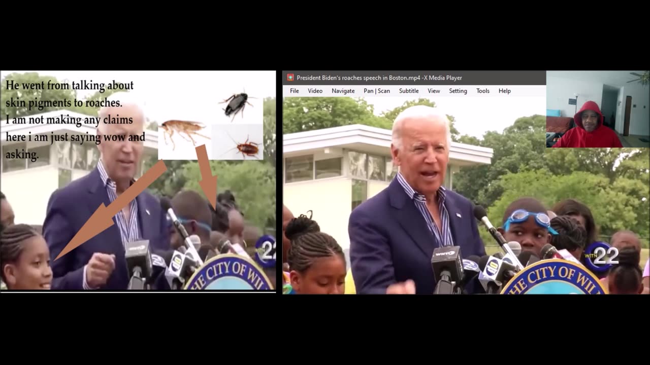 President Biden's roaches speech in Boston.