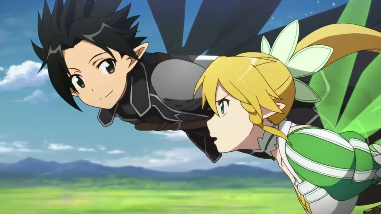 Sword Art Online - Kirito dashes