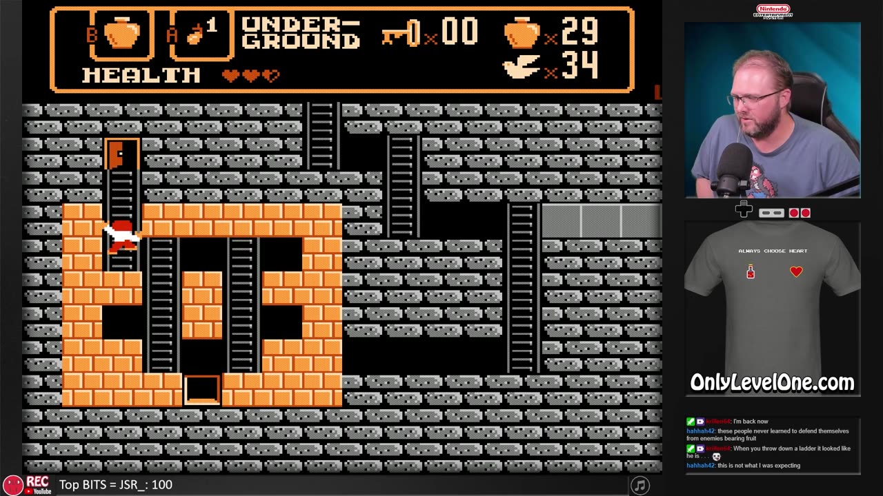 OnlyLevel1 makes fun of (Spirtual Warfare) NES