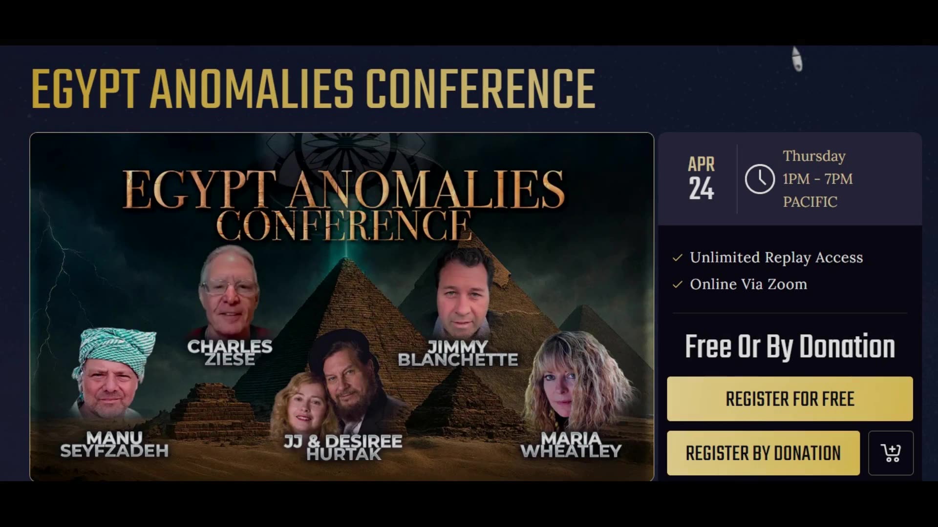 Egypt Anomalies Conference - Charlie Ziese Reveals the Sacred Geometry Behind All Pyramids