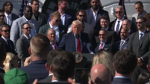 President Trump Participates in a Visit of the 2025 Super Bowl Champions - The Philadelphia Eagles