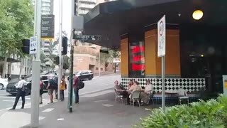 Thoughts on how life is but a dream from symbol rich Goulburn St in Surry Hills, Sydney