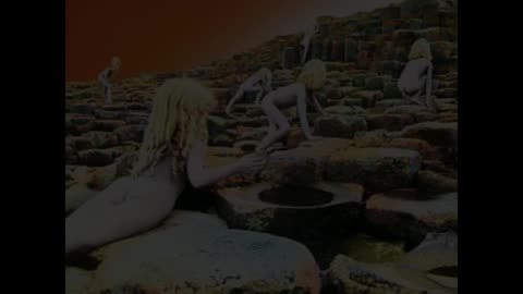 Led Zeppelin - Houses Of The Holy #3 Over The Hills And Far Away (backward lyrics in red)