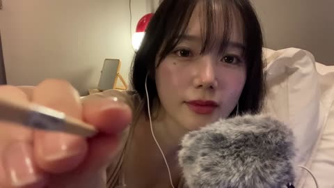 ASMR, today I'm going to put you to sleep, come in sweetheart 😴 girlfriend roleplay