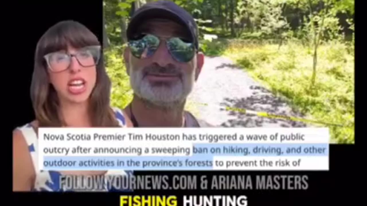 “ No more hiking in Nova Scotia because of climate change and shiii”