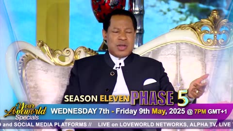 YOUR LOVEWORLD SPECIALS WITH PASTOR CHRIS - SEASON 11 - PHASE 5 [DAY 1]