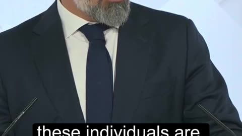 Abascal duro contra el sanchismo