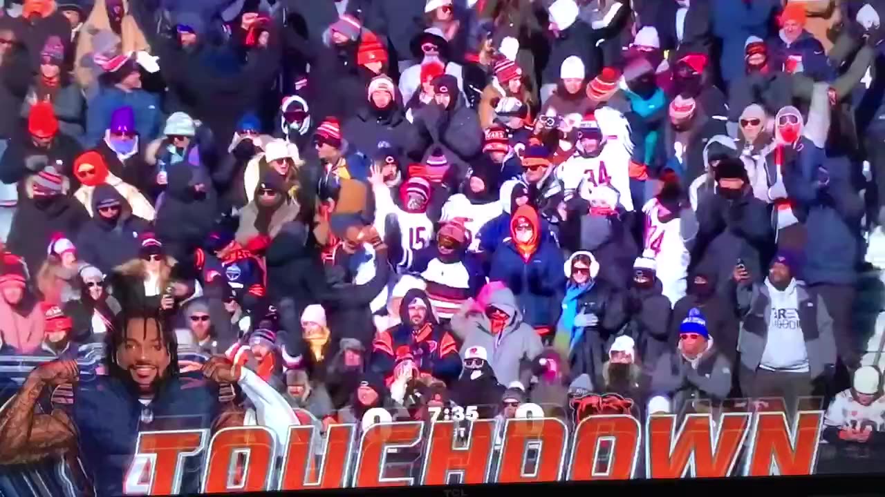 Bears RB #4 D’Andre Swift TD 🏈6yds.