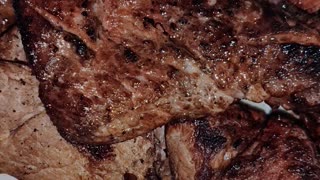 Delicious grilled meat