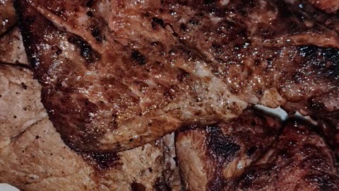 Delicious grilled meat