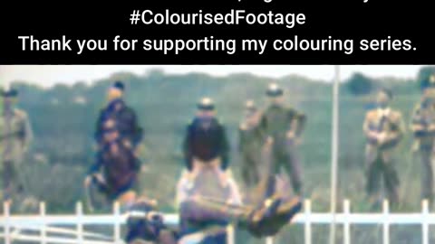 Soldier Suspended for Aerial Rescue #ColourisedHistory