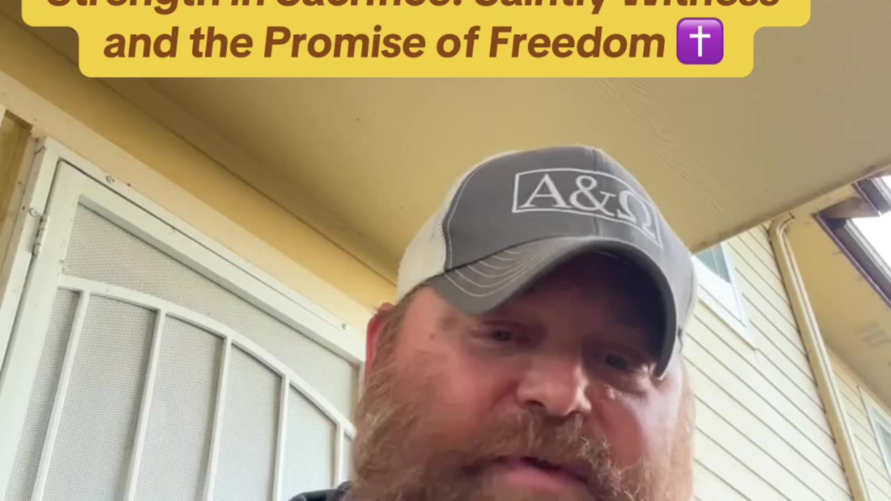 Strength in Sacrifice: Saintly Witness and the Promise of Freedom ✝️