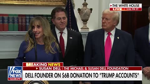 DELL after donating $6.25 billion directly into investment accounts for 25 million US children: