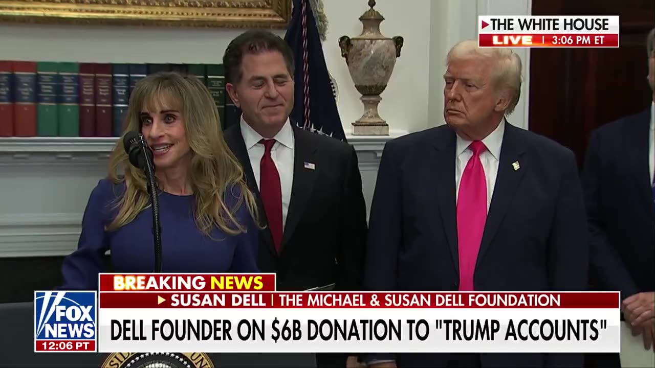 DELL after donating $6.25 billion directly into investment accounts for 25 million US children: