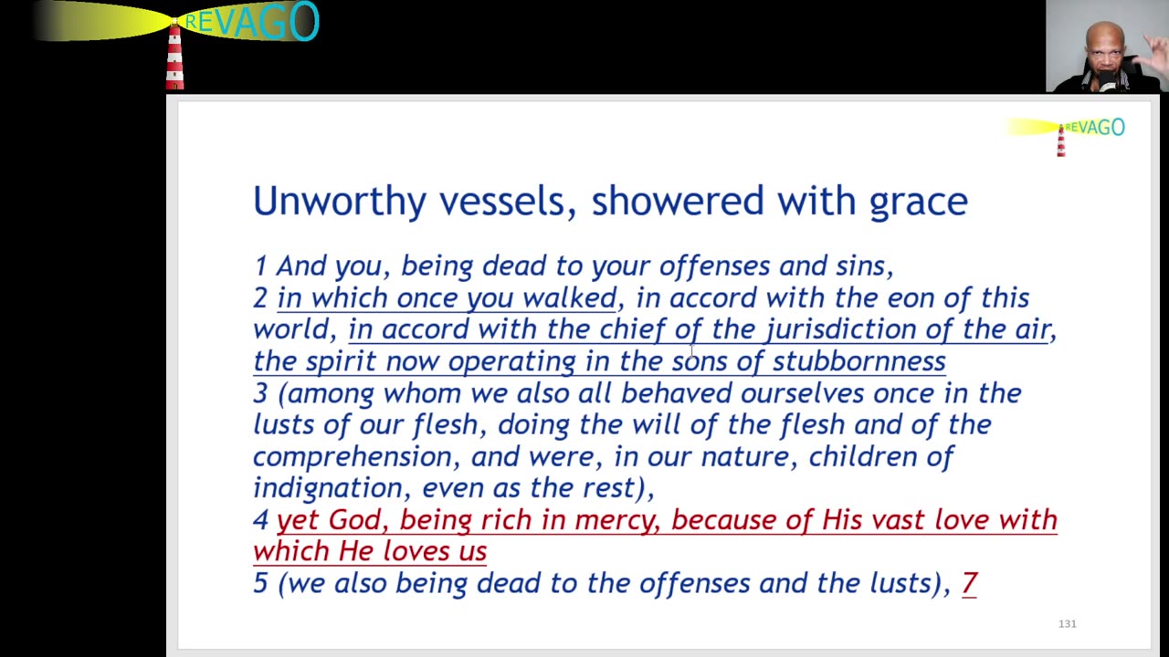RE 399 WHILE We Are Unworthy, We Are Showered With God's Grace!