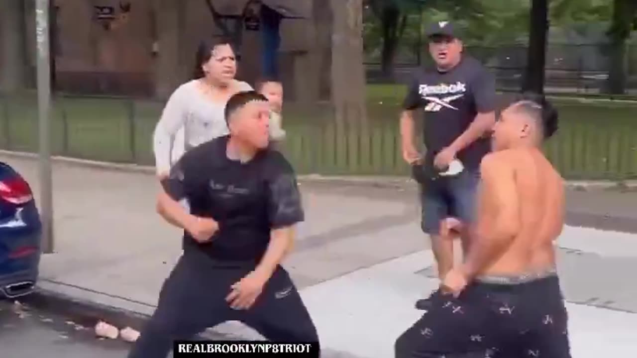 NYC Migrants go at it