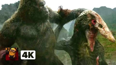 Kong- Skull Island (2017) 4K - Kong vs. Skullcrawler Scene _ Movieclips
