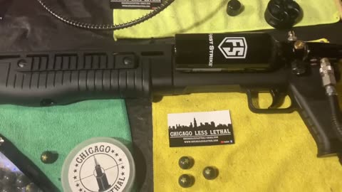 Sweet home Chicago HDB68 testing Less Lethal Ballistic Smashers 8.4g with hpa