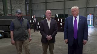 President Trump Participates in a Local Factory Tour