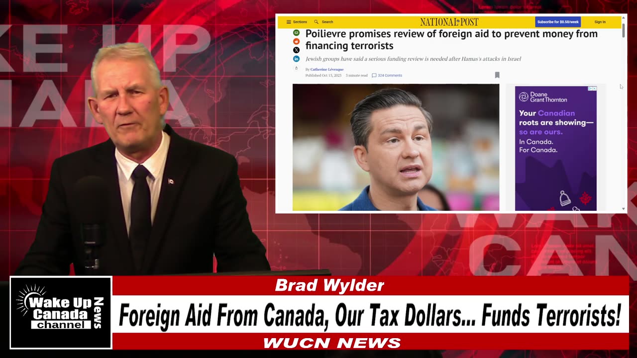 WUCN-Epi#267- Foreign Aid From Canada, Our Tax Dollars....Funds Terrorists!